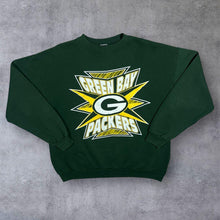 Load image into Gallery viewer, Vintage 90's Logo 7 NFL Green Bay Packers Football Graphic Green Sweatshirt