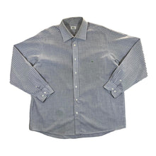 Load image into Gallery viewer, Vintage LACOSTE Classic Embroidered Mini Logo Grid Check Long Sleeve Shirt