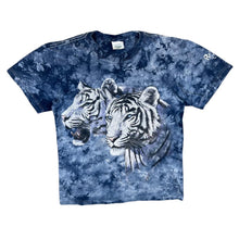 Load image into Gallery viewer, Early 00's Rainforest Cafe "Galveston Island" Animal Souvenir Graphic Tie Dye T-Shirt