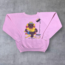 Load image into Gallery viewer, Vintage 80's Los Angeles "Hollywood" Bear Cartoon Souvenir Baby Pink Sweatshirt
