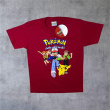 Load image into Gallery viewer, Vintage Nintendo Pokemon (1999) “Gotta Catch ‘Em All!” Character Anime Graphic Red T-Shirt