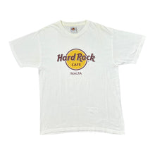 Load image into Gallery viewer, Early 00's HARD ROCK CAFE "Malta" Classic Souvenir Logo Spellout Graphic T-Shirt