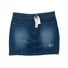 Load image into Gallery viewer, Early 00's ANIMAL "Jasmine" Classic Blue Denim Y2K Skater Surfer Hipster Mini Skirt