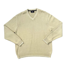 Load image into Gallery viewer, BLUE HARBOUR Marks & Spencer Classic Cotton Knit V-Neck Sweater Jumper
