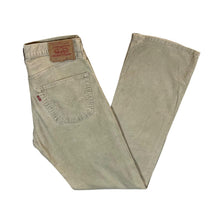 Load image into Gallery viewer, Early 00's LEVI'S 551 Classic Beige Corduroy Cord Straight Leg Trousers