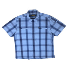 Load image into Gallery viewer, Vintage WRANGLER Blue Mix Check Short Sleeve Cotton Shirt