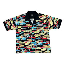 Load image into Gallery viewer, Vintage SILVER DOLLAR Muscle Car American Diner All-Over Print Open Collar Cotton Shirt