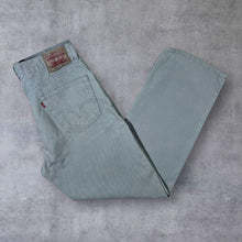 Load image into Gallery viewer, Vintage Levi's 550 Relaxed Fit Tapered Leg Light Grey Cotton Denim Jeans