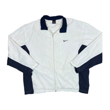 Load image into Gallery viewer, Vintage NIKE Embroidered Swoosh Logo Colour Bloack Windbreaker Track Jacket