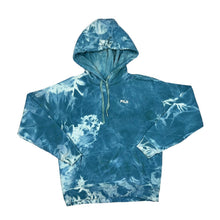 Load image into Gallery viewer, FILA Classic Embroidered Mini Logo Spellout Tie Dye Pullover Hoodie