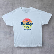 Load image into Gallery viewer, Hard Rock Cafe "Cincinnati" Souvenir Logo Spellout Graphic White T-Shirt