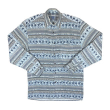 Load image into Gallery viewer, Vintage 90's SPECTATOR Aztec Striped Patterned Long Sleeve Flannel Shirt