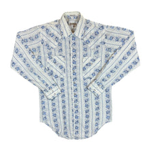 Load image into Gallery viewer, Vintage 90's RANCHING OUT Floral Patterned Cowboy Western Long Sleeve Pearl Snap Shirt