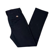 Load image into Gallery viewer, DICKIES "Slim Fit" Classic Black Skater Workwear Trousers