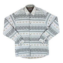 Load image into Gallery viewer, Vintage 90's LERROS Aztec Patterned Long Sleeve Flannel Shirt