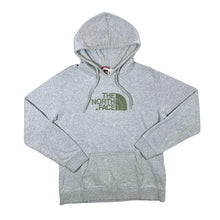 Load image into Gallery viewer, THE NORTH FACE Classic Embroidered Big Logo Spellout Grey Pullover Hoodie
