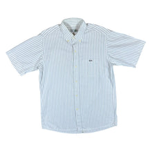 Load image into Gallery viewer, Vintage CHEMISE LACOSTE Made In France Striped Short Sleeve Button-Up Shirt