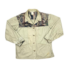 Load image into Gallery viewer, Vintage 90's L.L.BEAN Tapestry Style Panel Cotton Canvas Chore Jacket