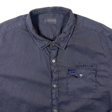 Load image into Gallery viewer, Napapijri Geographic Classic Dark Grey Long Sleeve Cotton Shirt