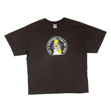 Load image into Gallery viewer, Vintage THE SIMPSONS (2002) "This Is Everyone's Fault But Mine" TV Show Graphic Brown T-Shirt