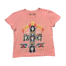 Load image into Gallery viewer, GUNS N ROSES "Appetite For Destruction" Graphic Heavy Metal Hard Rock Band Raw Hem Sleeve T-Shirt