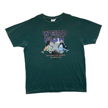 Load image into Gallery viewer, WEIRD FISH "May The Fish Course Be With You" Star Wars Parody Graphic Green T-Shirt
