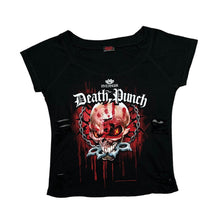 Load image into Gallery viewer, Spiral FIVE FINGER DEATH PUNCH Gothic Alternative Heavy Metal Band Scoop Neck T-Shirt