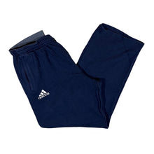 Load image into Gallery viewer, ADIDAS Classic Mini Logo Navy Blue Open Leg Sweatpants Tracksuit Bottoms