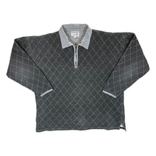 Load image into Gallery viewer, Vintage Used Company Quilted Effect 1/4 Zip Collared Polo Shirt Sweatshirt