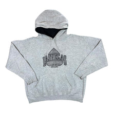 Load image into Gallery viewer, Early 00's LAS VEGAS Embossed Souvenir Spellout Graphic Grey Pullover Hoodie