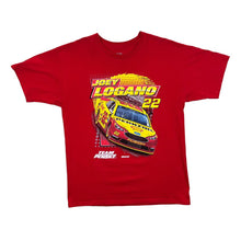 Load image into Gallery viewer, NASCAR Team Penske "Joey Logano" Motorsports Racing Spellout Graphic T-Shirt