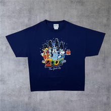 Load image into Gallery viewer, World Of Disney (2007) “New York City” Mickey Mouse Souvenir Graphic Navy Blue T-Shirt