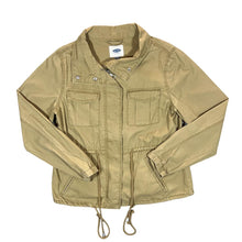 Load image into Gallery viewer, OLD NAVY Classic Beige Cotton Lightweight Zip Jacket