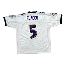 Load image into Gallery viewer, Reebok NFL BALTIMORE RAVENS "Flacco" Embroidered Football Sports Jersey