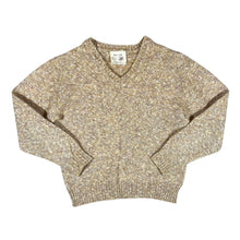 Load image into Gallery viewer, Vintage 90's SHETLAND Made In Scotland Wool Cotton Blend Knit V-Neck Sweater Jumper