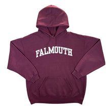 Load image into Gallery viewer, Vintage Lee FALMOUTH Embroidered Big Spellout Burgundy Pullover Hoodie