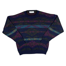 Load image into Gallery viewer, Vintage 90's ST MICHAEL Marks & Spender Grandad Patterned Acrylic Knit Sweater Jumper