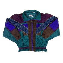 Load image into Gallery viewer, Vintage 90's ACTIVE STUFF Crazy Abstract Patterned Shell Windbreaker Ski Jacket