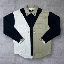 Load image into Gallery viewer, Vintage Western Express Colour Block Cowboy Popper Long Sleeve Shirt