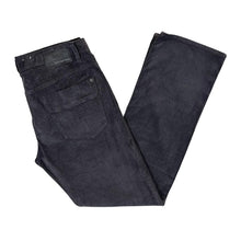 Load image into Gallery viewer, CALVIN KLEIN CK JEANS Charcoal Black Corduroy Cord Straight Leg Trousers