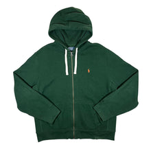 Load image into Gallery viewer, POLO RALPH LAUREN Classic Embroidered Mini Logo Green Zip Hoodie
