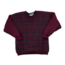 Load image into Gallery viewer, Vintage STYLO NET 64 "ISO Thermal" Plaid Check Lightly Padded Fleece Lined Sweater Jumper