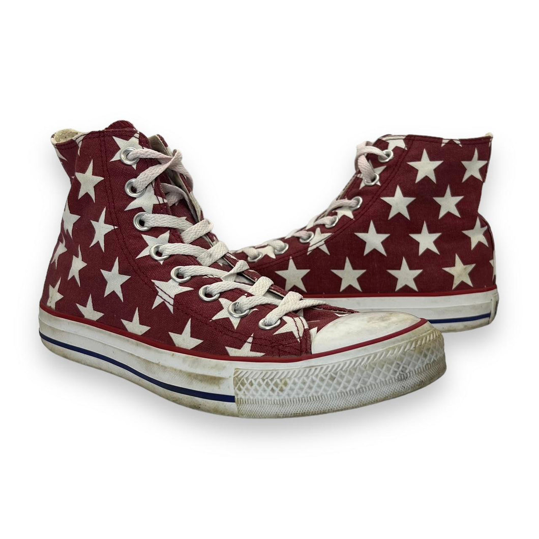 CONVERSE ALL STAR Star Pattern Hi-Top Sneakers Trainers Shoes
