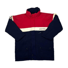 Load image into Gallery viewer, Early 00’s NAUTICA “Blue Water Challenge” Colour Block Duck Down Filled Padded Puffer Jacket