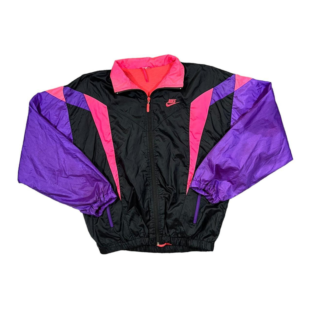 Vintage 90's NIKE Classic Mini Logo Colour Block Shell Windbreaker Track Jacket