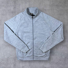 Load image into Gallery viewer, FootJoy "Athletic Fit" Grey-Blue Golf Sports Zip Sweatshirt Top