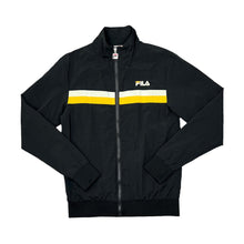 Load image into Gallery viewer, FILA Classic Mini Logo Striped Windbreaker Track Jacket