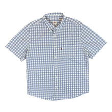 Load image into Gallery viewer, LEVI'S "Standard" Gingham Plaid Check Short Sleeve Cotton Shirt
