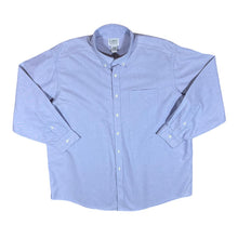 Load image into Gallery viewer, Vintage L.L.BEAN "Traditional Fit" Classic Blue Long Sleeve Cotton Button-Up Shirt