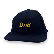 Load image into Gallery viewer, Vintage 90’s Morestyle DnB Embroidered Spellout Wool Blend Baseball Cap
